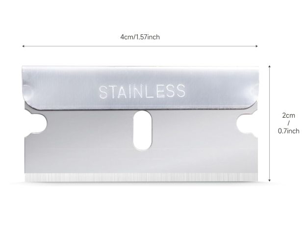 FOSHIO Single Edge Razor Blades - Лезвия для скребка (100 шт)