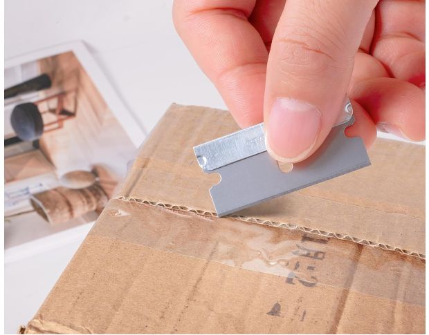 FOSHIO Single Edge Razor Blades - Лезвия для скребка (100 шт)