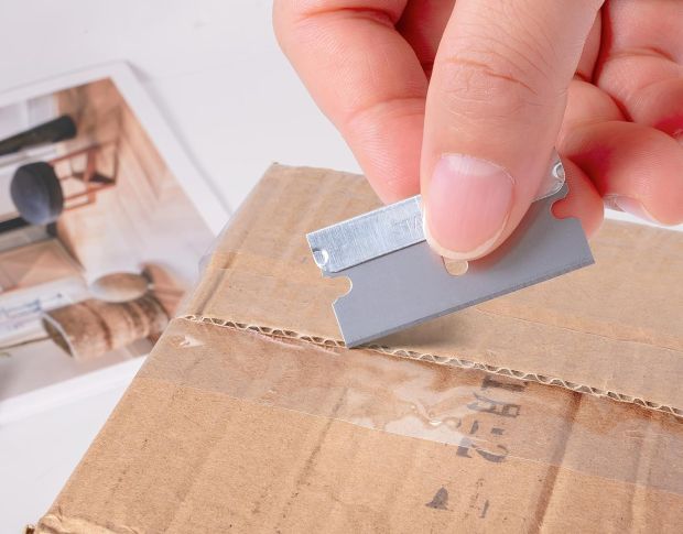 FOSHIO Single Edge Razor Blades - Лезвия для скребка (100 шт)