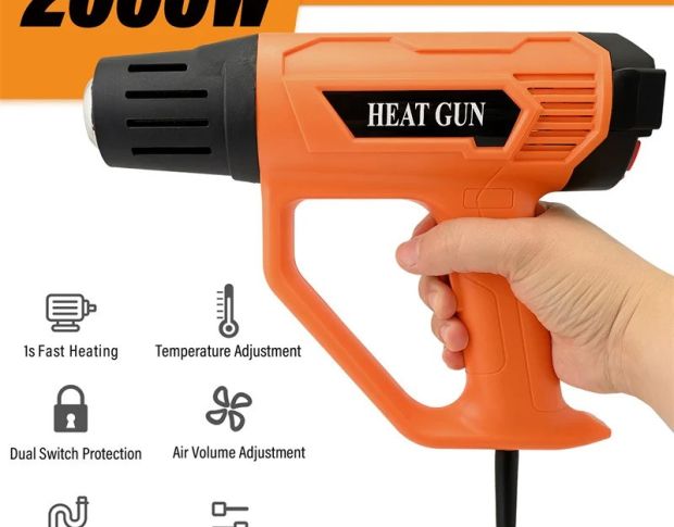 FOSHIO 2000W Heat Gun - Фен с цифровым дисплеем и контролем температуры