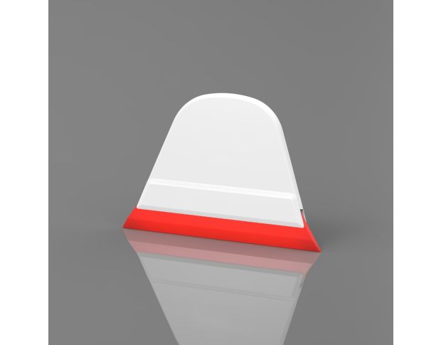 FOSHIO Squeegee With Replaceable PU Blade - Белая выгонка с полиуретаном