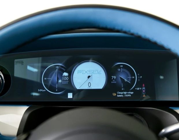 Захисне скло Pixsel на панель приладів ROLLS ROYCE SPECTRE 21.9“ 2023 - (гібридне мат)