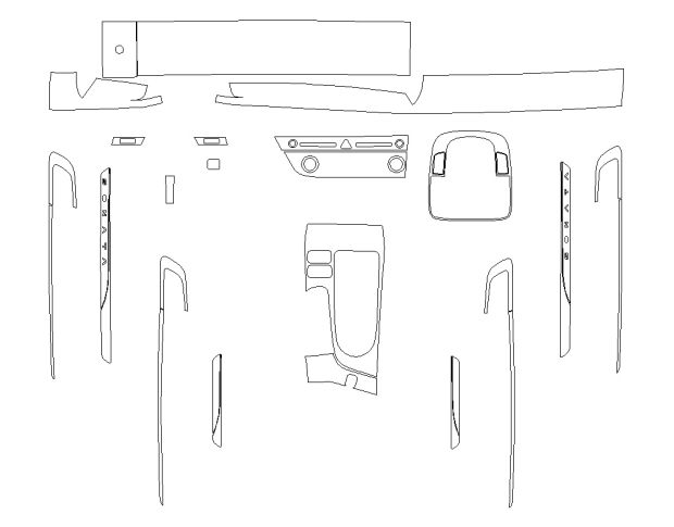 Комплект викрійок для салону HYUNDAI SONATA 2024 -