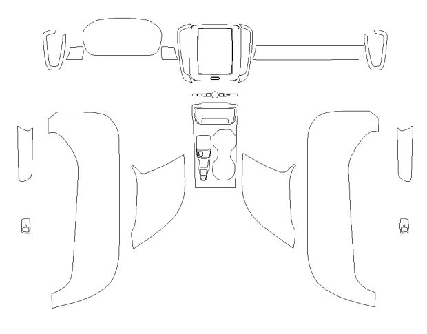 Викрійка для салону VOLVO XC40 2024 -