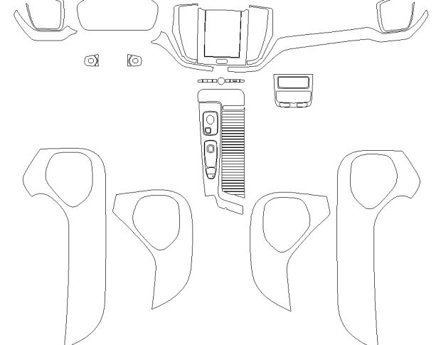 Викрійка для салону VOLVO XC60 2024 -