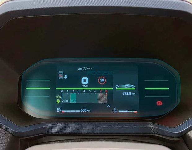 Захисне скло Pixsel на панель приладів RENAULT DUSTER 12.2“ 2024 - (гібридне глянець)