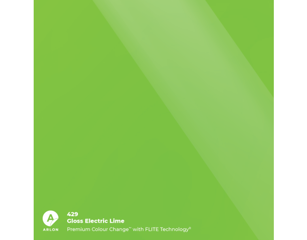 Arlon Gloss Electric Lime 429 1.524 m