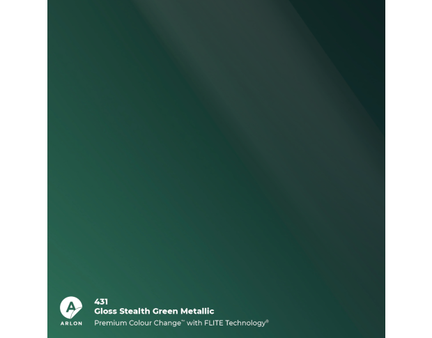 Arlon Gloss Stealth Green Metallic 431 1.524 m