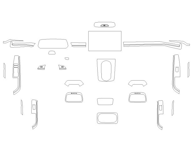 Викрійка для салону MAZDA EZ 6 2025 -