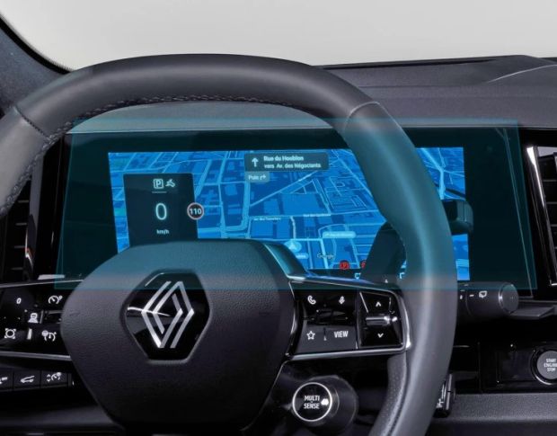 Захисне скло Pixsel на панель приладів RENAULT ESPACE 16.4“ 2023 - (гібридне мат)