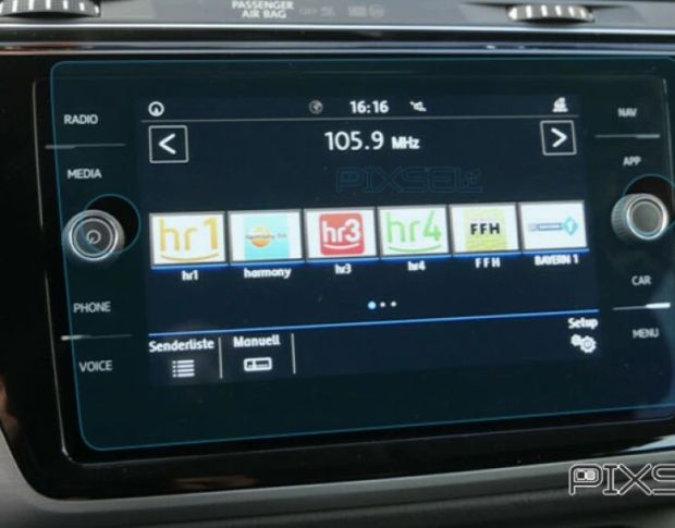 Захисне скло Pixsel на монітор VOLKSWAGEN TOURAN 10.9“ 2022 - (гібридне мат)