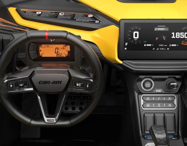 Захисне скло Pixsel на монітор BRP CAN-AM MAVERICK R 11.6“ 2024 - (гібридне глянець)