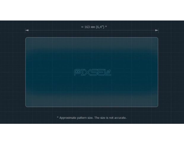 Захисне скло Pixsel для заднього планшета ZEEKR 7X 7.3“ 2024 - (гібридне мат)
