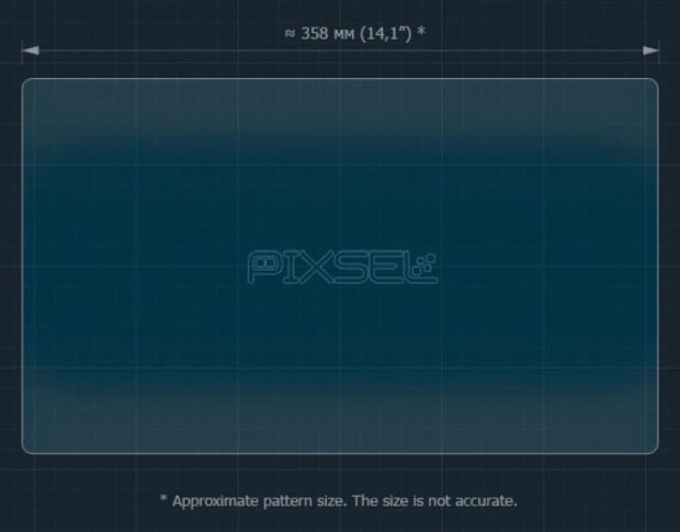 Защитное стекло Pixsel на монитор LUXEED R7 16.4“ 2024 - (гибридное глянец)