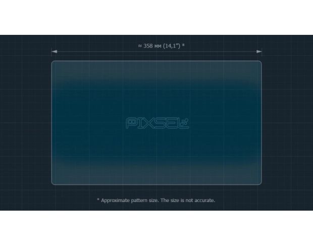 Защитное стекло Pixsel на монитор LUXEED R7 16.4“ 2024 - (гибридное глянец)