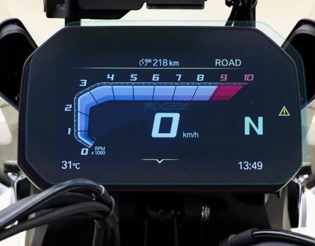 Защитное стекло Pixsel на спидометр мотоцикла BMW R1300 GS/ADVENTURE 8.7“ (гибридное глянец)